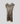 Taupe Textured Dress Size L - will fit to a 12