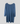 Blue Ruched Back Jersey Dress Size L